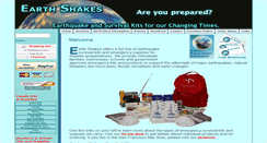 Desktop Screenshot of earthshakes.com