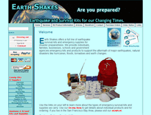 Tablet Screenshot of earthshakes.com